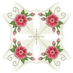 Rippled Rose Quilts 2 03(Sm) machine embroidery designs
