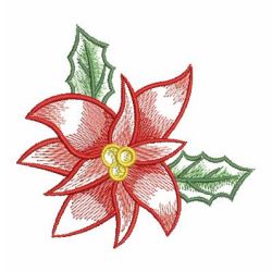 Sketched Christmas 09 machine embroidery designs