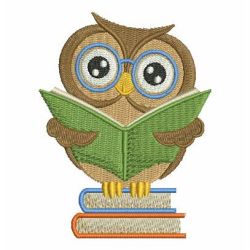 School Baby Owls machine embroidery designs