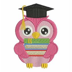 School Baby Owls 06 machine embroidery designs