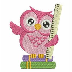 School Baby Owls 10 machine embroidery designs