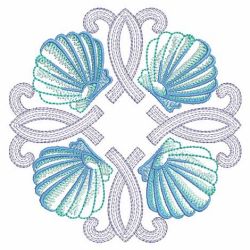 Sketched Shell 01(Md) machine embroidery designs