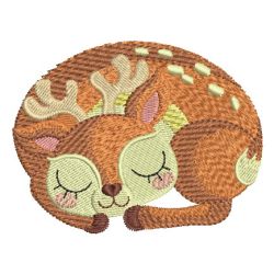 Sleep Baby Animals machine embroidery designs