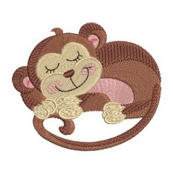 Sleep Baby Animals 06 machine embroidery designs