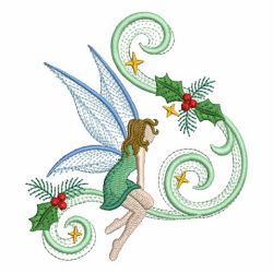 Christmas Fairies 05 machine embroidery designs