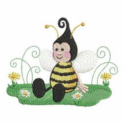 Cute Bee machine embroidery designs