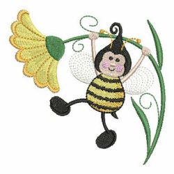 Cute Bee 10 machine embroidery designs