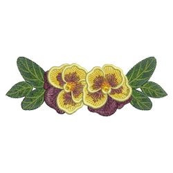Pansy 03 machine embroidery designs