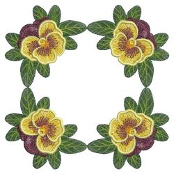 Pansy 10 machine embroidery designs