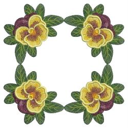 Pansy 10 machine embroidery designs