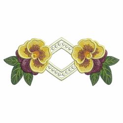 Pansy 11 machine embroidery designs