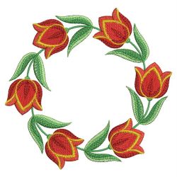 Colorful Tulips 11 machine embroidery designs