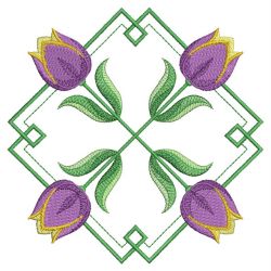 Colorful Tulips 13 machine embroidery designs