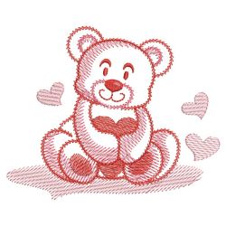Sketched Teddy Bears(Md) machine embroidery designs