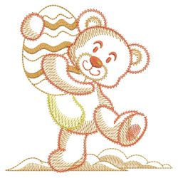 Sketched Teddy Bears 04(Lg) machine embroidery designs