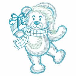 Sketched Teddy Bears 07(Sm) machine embroidery designs