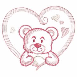 Sketched Teddy Bears 10(Lg) machine embroidery designs
