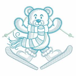 Sketched Teddy Bears 11(Md) machine embroidery designs