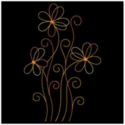 Amazing Line Flowers 04(Md) machine embroidery designs