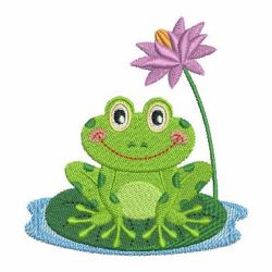 Cute Frogs 03 machine embroidery designs