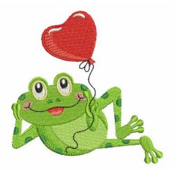 Cute Frogs 05 machine embroidery designs