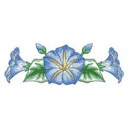Watercolor Morning Glory 05(Lg) machine embroidery designs