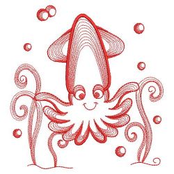 Redwork Under the Sea 06(Sm) machine embroidery designs