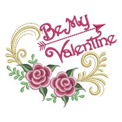 Valentine Roses machine embroidery designs