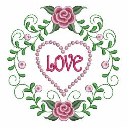 Valentine Roses 02 machine embroidery designs