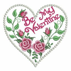 Valentine Roses 03 machine embroidery designs