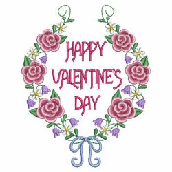 Valentine Roses 04 machine embroidery designs