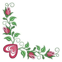 Valentine Roses 08 machine embroidery designs