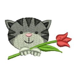 Cute Kitten 01 machine embroidery designs