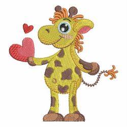 Cute Giraffe 06 machine embroidery designs