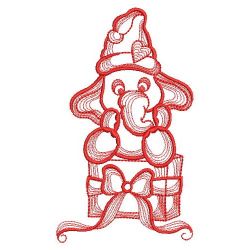 Redwork Baby Elephants 08(Md) machine embroidery designs