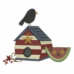 Folk Art Birdhouses 12 machine embroidery designs