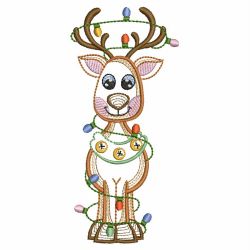 Vintage Christmas Reindeer 08(Lg) machine embroidery designs