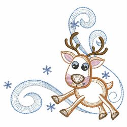 Vintage Christmas Reindeer 10(Sm)