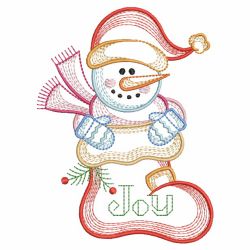Vintage Winter Snowman 04(Md) machine embroidery designs