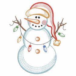 Vintage Winter Snowman 09(Lg) machine embroidery designs