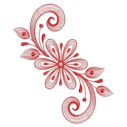 Redwork Flowers 09(Md) machine embroidery designs