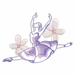 Ballet Girls 02(Lg) machine embroidery designs