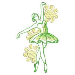 Ballet Girls 04(Lg) machine embroidery designs