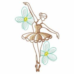 Ballet Girls 09(Lg) machine embroidery designs