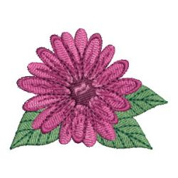 Purple Daisies machine embroidery designs