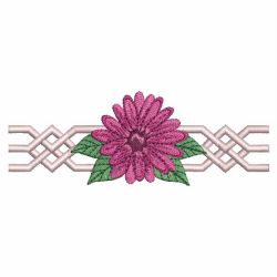 Purple Daisies 02 machine embroidery designs