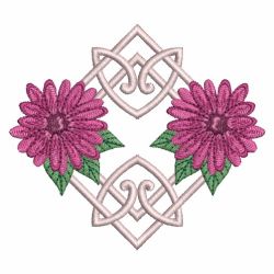 Purple Daisies 04 machine embroidery designs