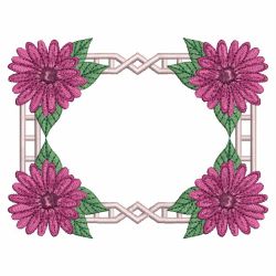 Purple Daisies 10 machine embroidery designs