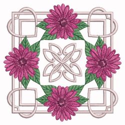 Purple Daisies 11 machine embroidery designs