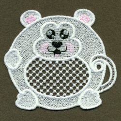 FSL Animal Mug Rug 02 machine embroidery designs